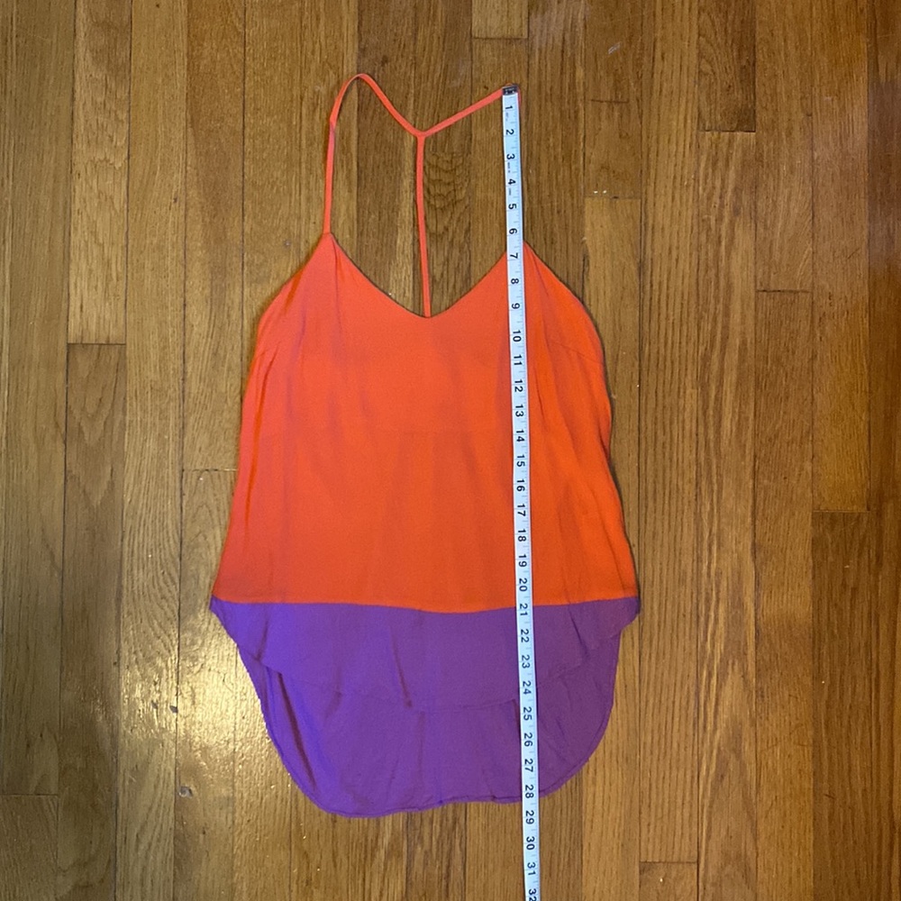 Line & Dot Color Block Top - image 5